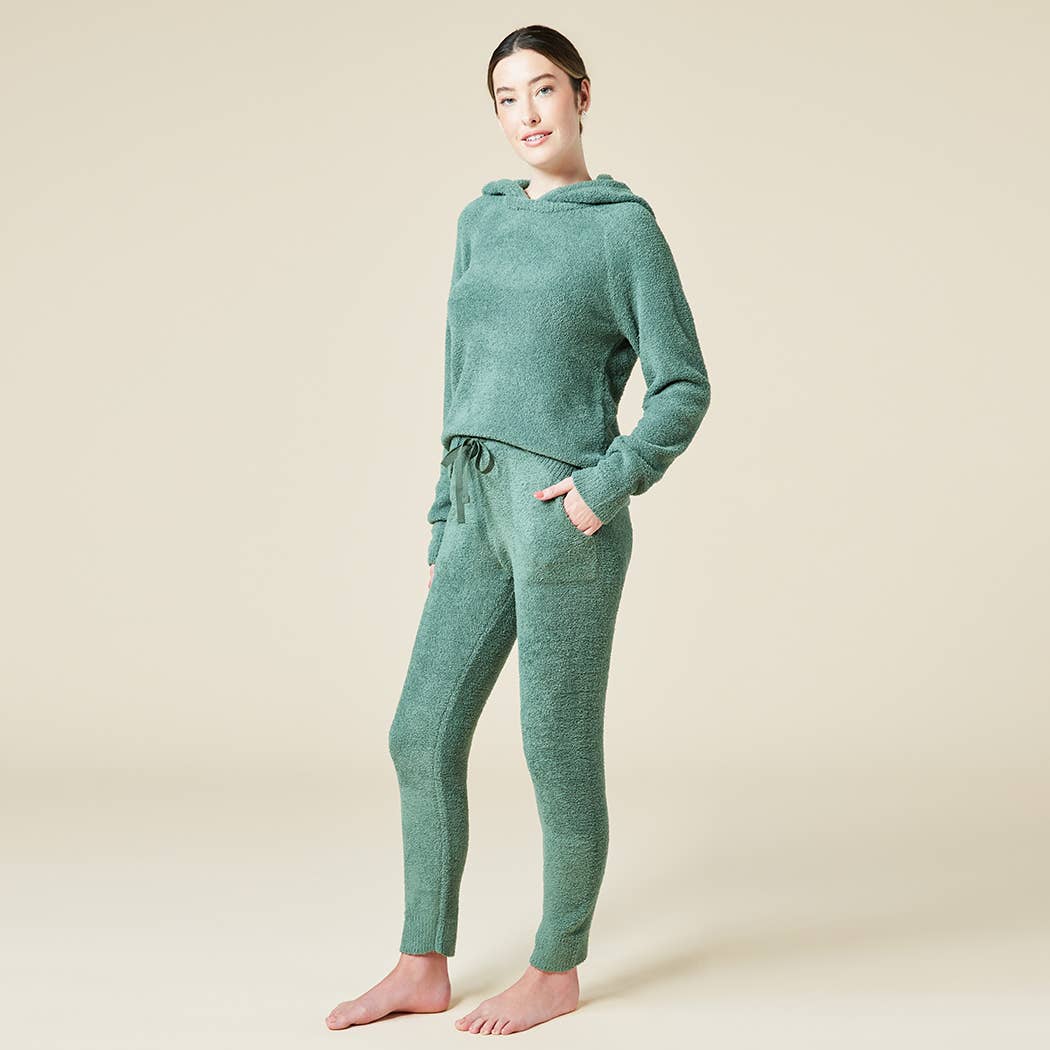 Softies Dusty Green Marshmallow Hoodie Lounge Set