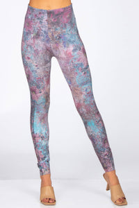 M.Rena Vintage Floral Paisley Leggings