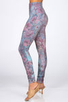 M.Rena Vintage Floral Paisley Leggings