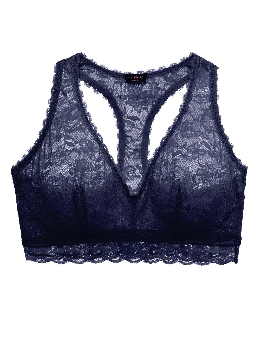 Cosabella "Never Say Never" Navy Curvy Racie Racerback Bralette