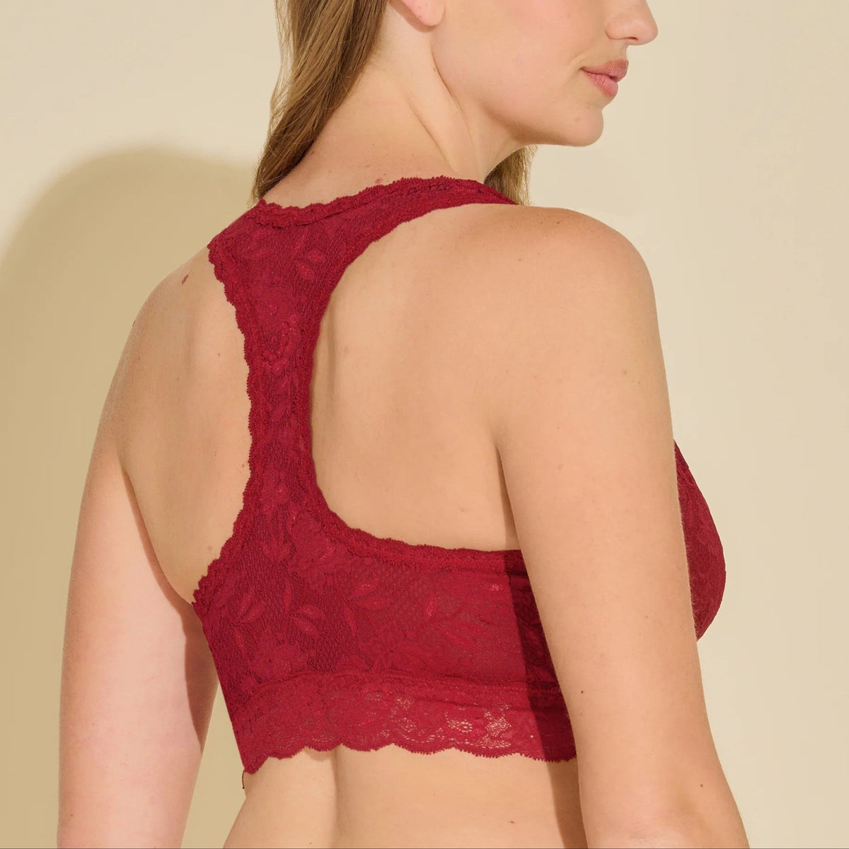 Cosabella "Never Say Never" Sindoor Red Curvy Racie Racerback Bralette