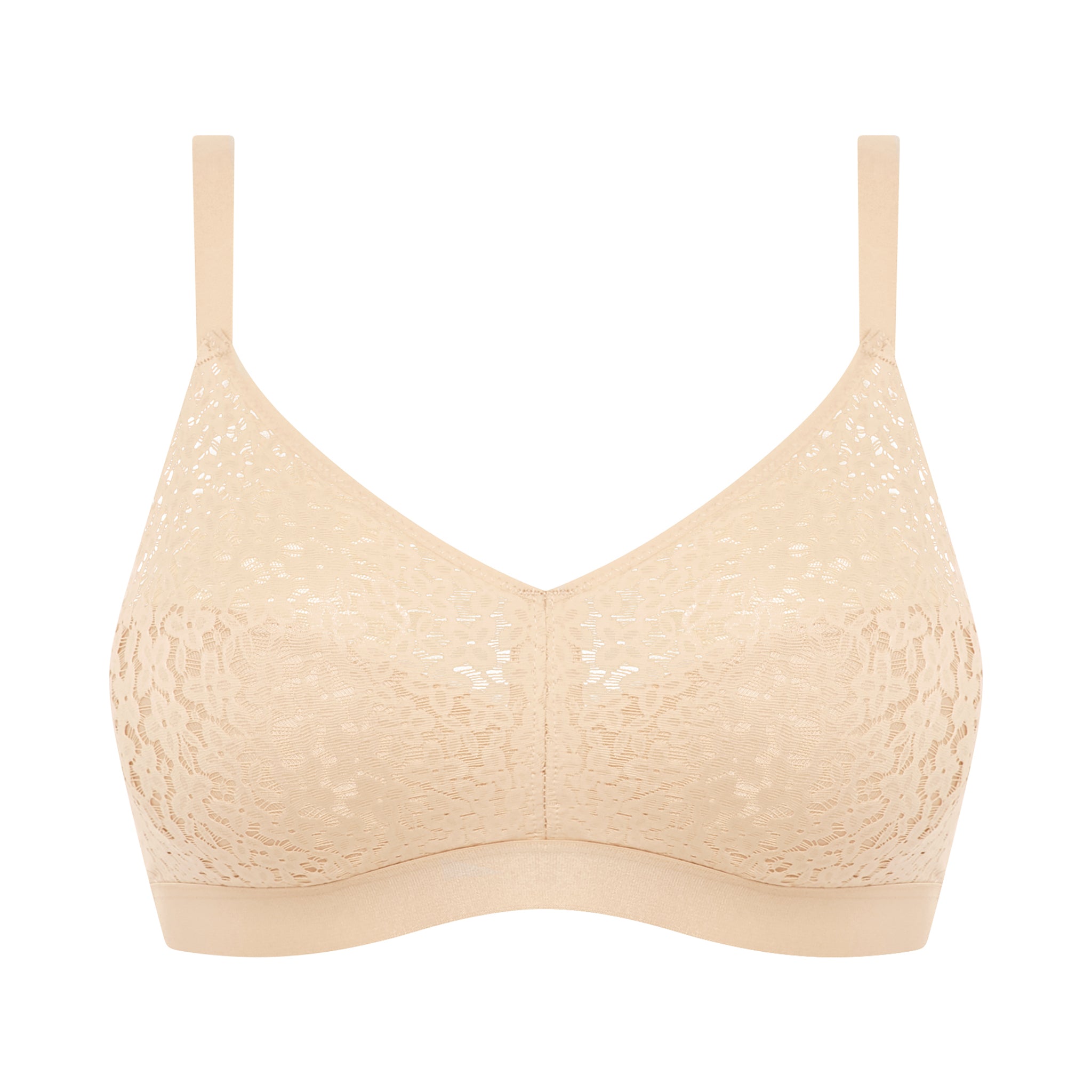 Chantelle "Norah" Nude Blush Comfort Supportive Wirefree Bra