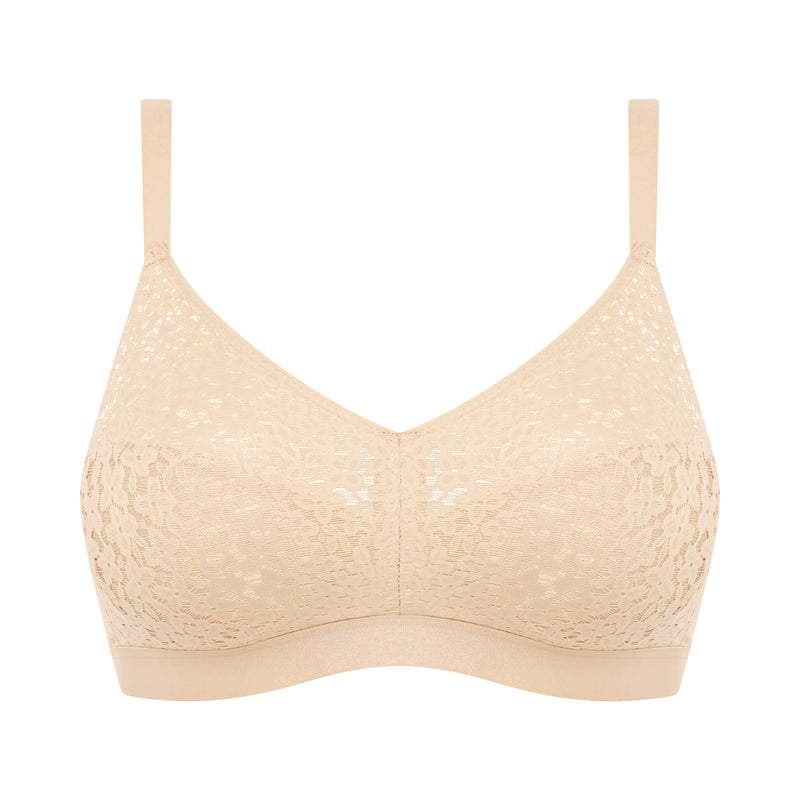 Chantelle "Norah" Nude Blush Comfort Supportive Wirefree Bra