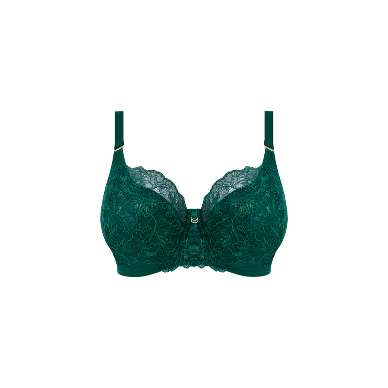 Elomi "Brianna" Rainforest UW Padded Half Cup Bra (DD-HH)