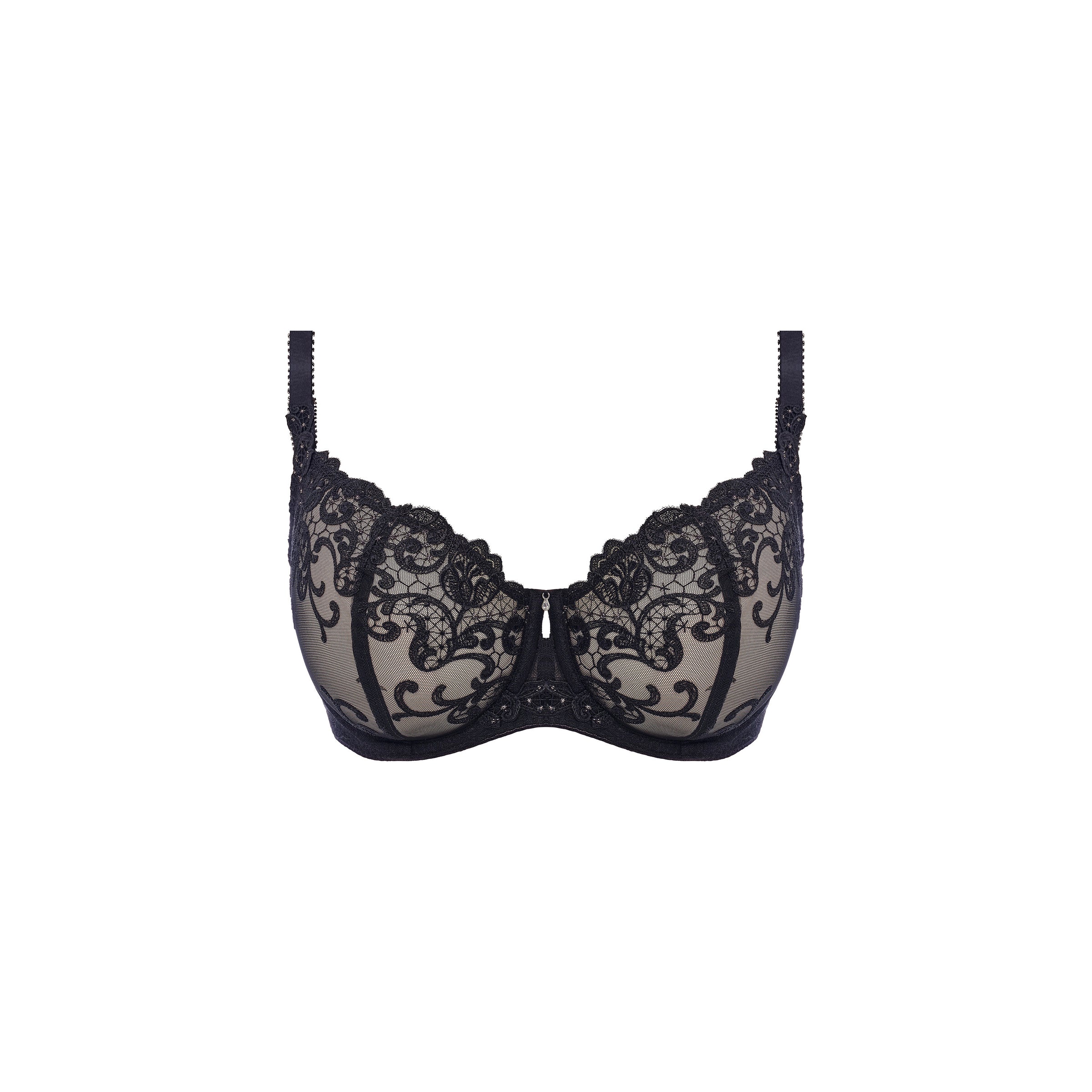 Fantasie "Portia" Black UW Balconette Bra (D-G)