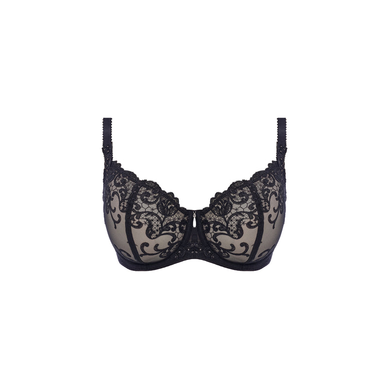 Fantasie "Portia" Black UW Balconette Bra (D-G)