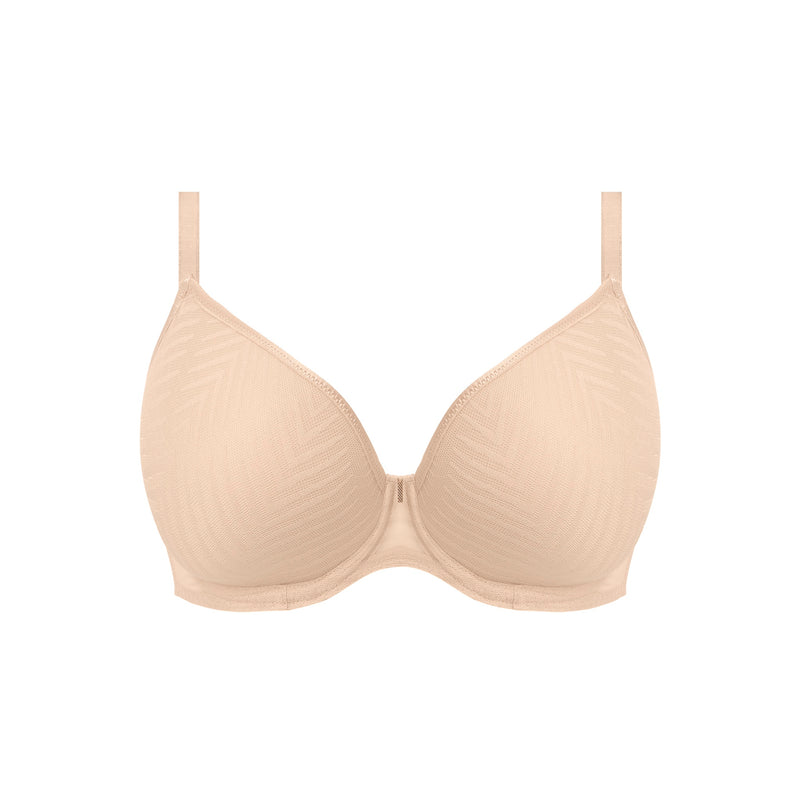 Freya "Tailored" Beige UW Moulded Plunge T-shirt Bra (D-GG)