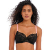 Freya "Offbeat" Black UW Side Support Bra (D-K)