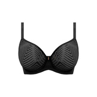 Freya "Tailored" Black UW Moulded Plunge T-shirt Bra (D-GG)