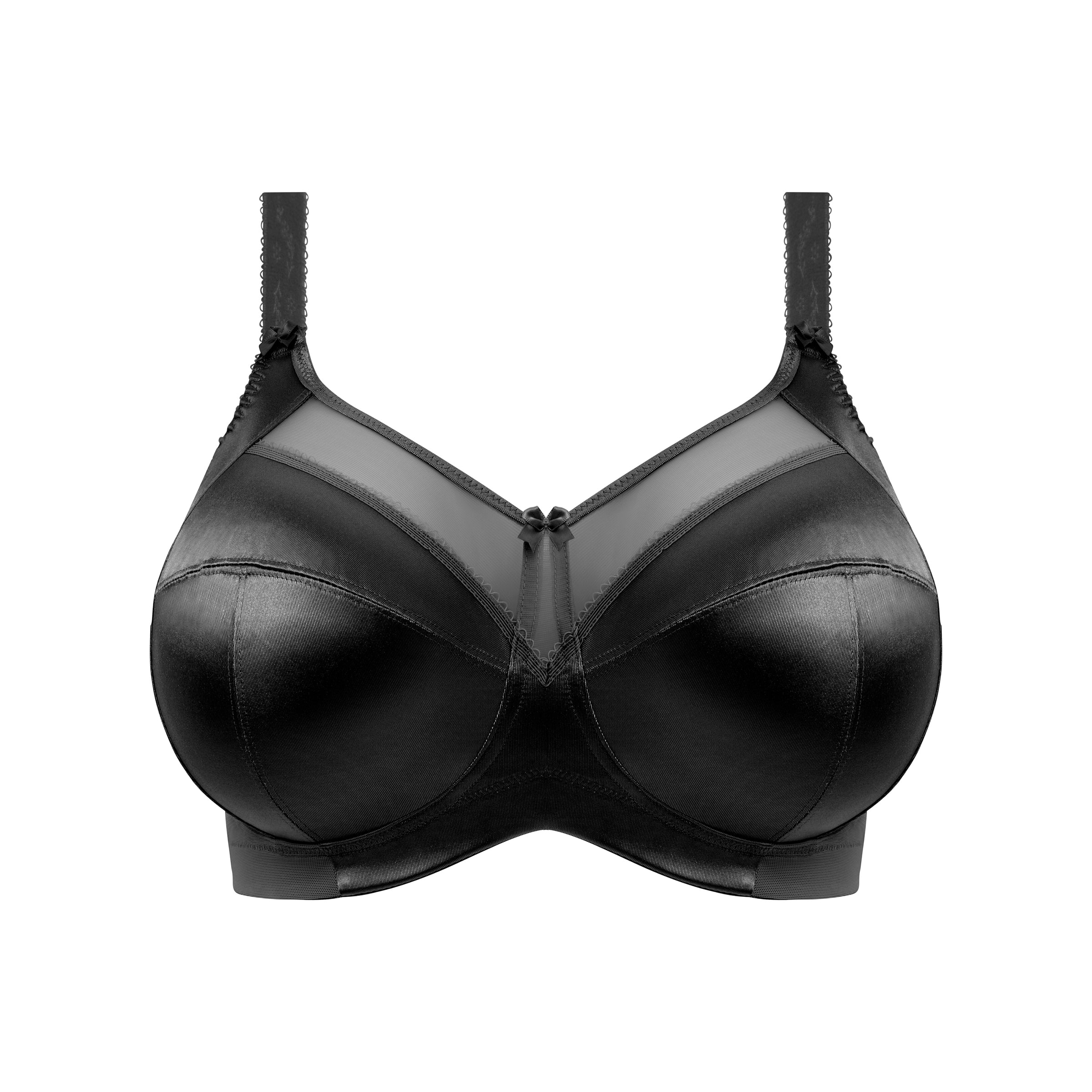 Goddess "Keira" Black Non Wired Bra (B-FF)