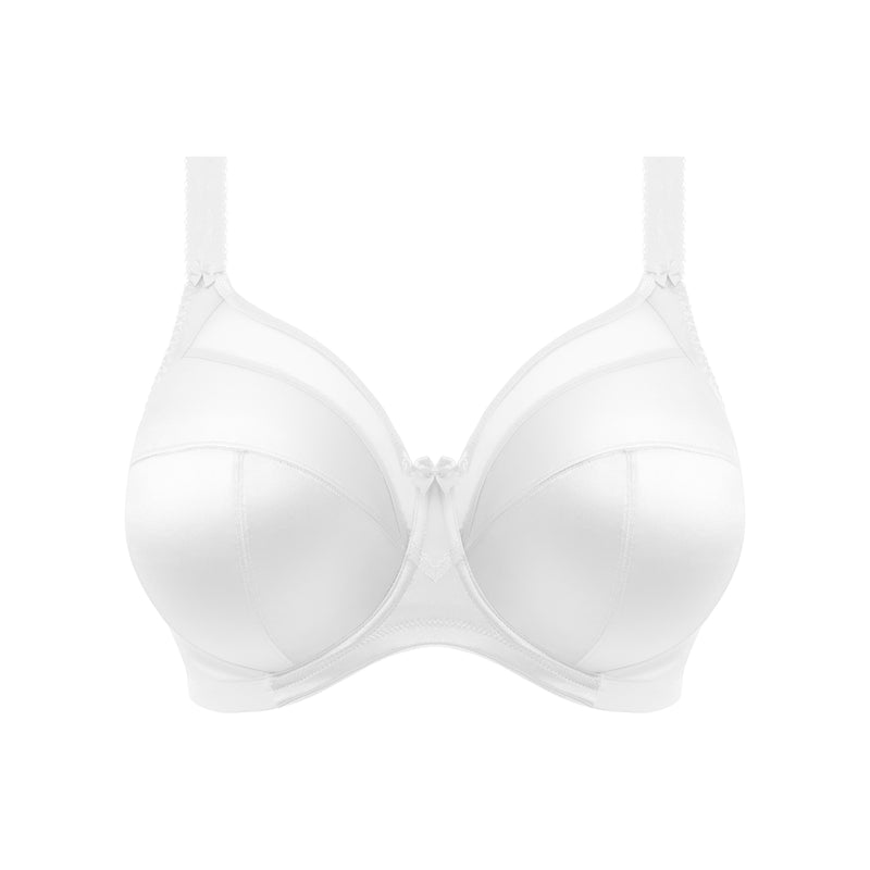 Goddess "Keira" White UW Banded Bra (DD-K)