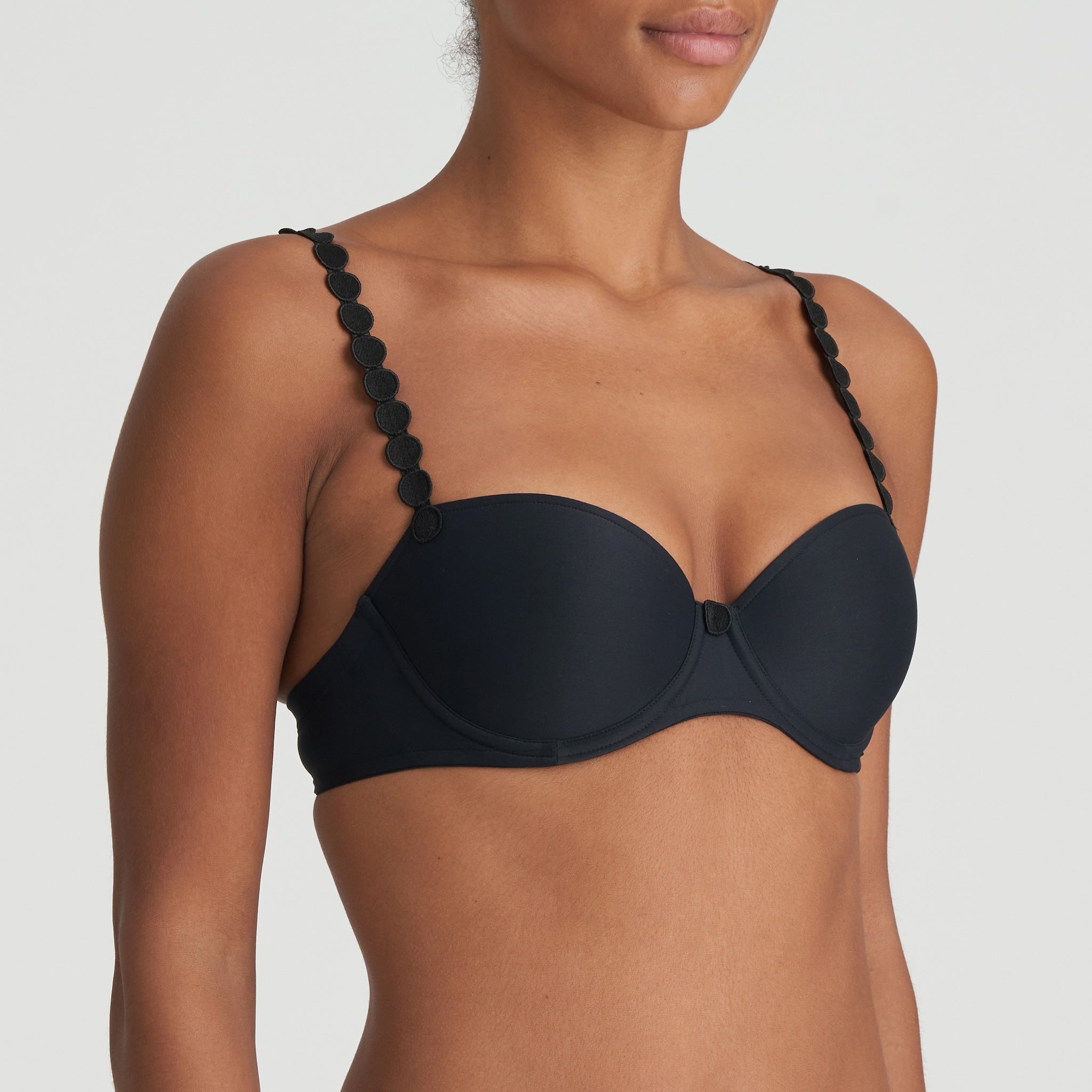 Marie Jo "Tom" Charcoal UW Padded Balcony Bra (B-F)