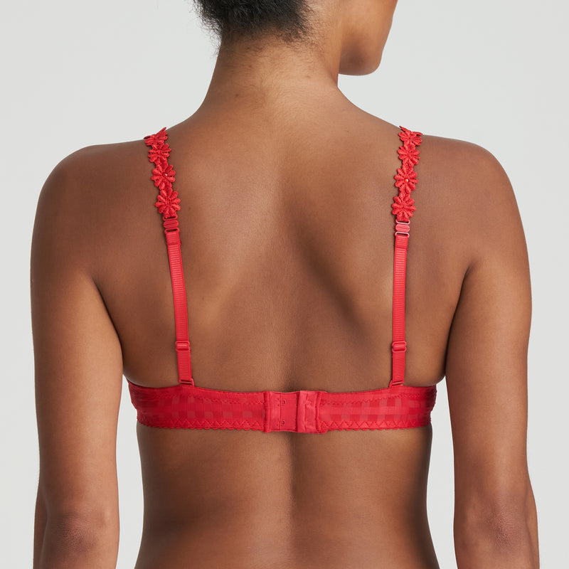 Marie Jo "Avero" Scarlet UW Padded Balcony Bra (B-F)