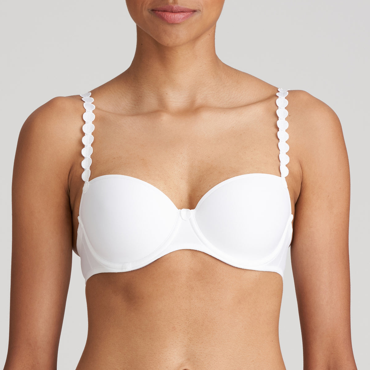 Marie Jo "Tom" White UW Padded Balcony Bra (B-F)