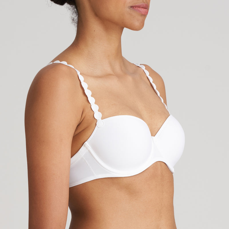 Marie Jo "Tom" White UW Padded Balcony Bra (B-F)