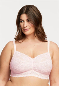 Montelle Blush Cup-Sized Lace Bralette (B-I)