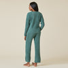 Softies Dusty Green Marshmallow V-Neck Lounge Set