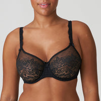 Prima Donna "Madison" Black UW Non Padded Seamless Full Cup Bra (C-H)