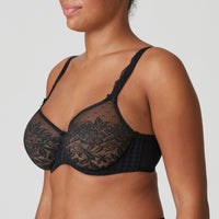 Prima Donna "Madison" Black UW Non Padded Seamless Full Cup Bra (C-H)