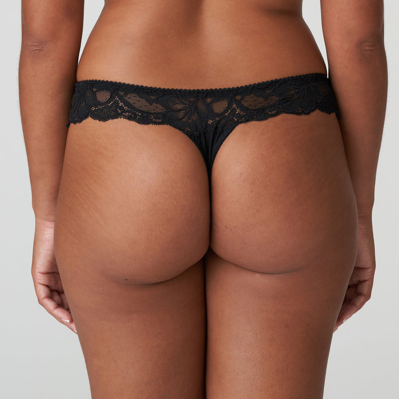 Prima Donna "Madison" Black Thong