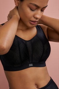 Prima Donna "The Game" Black UW Padded Sports Bra (B-G)