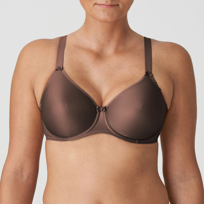 Prima Donna "Satin" Ebony UW Non Padded Full Cup Bra (B-H)