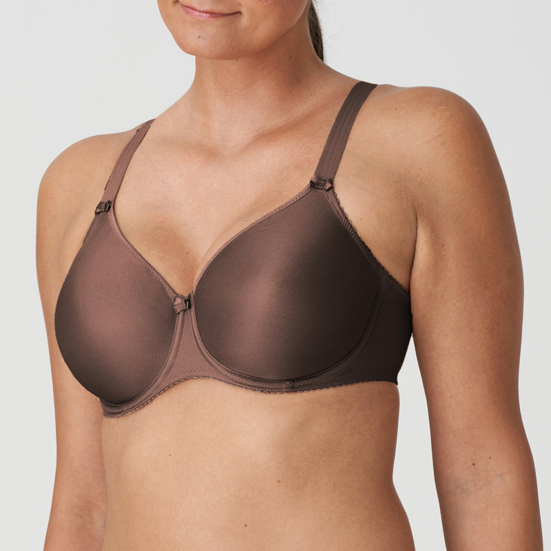 Prima Donna "Satin" Ebony UW Non Padded Full Cup Bra (B-H)