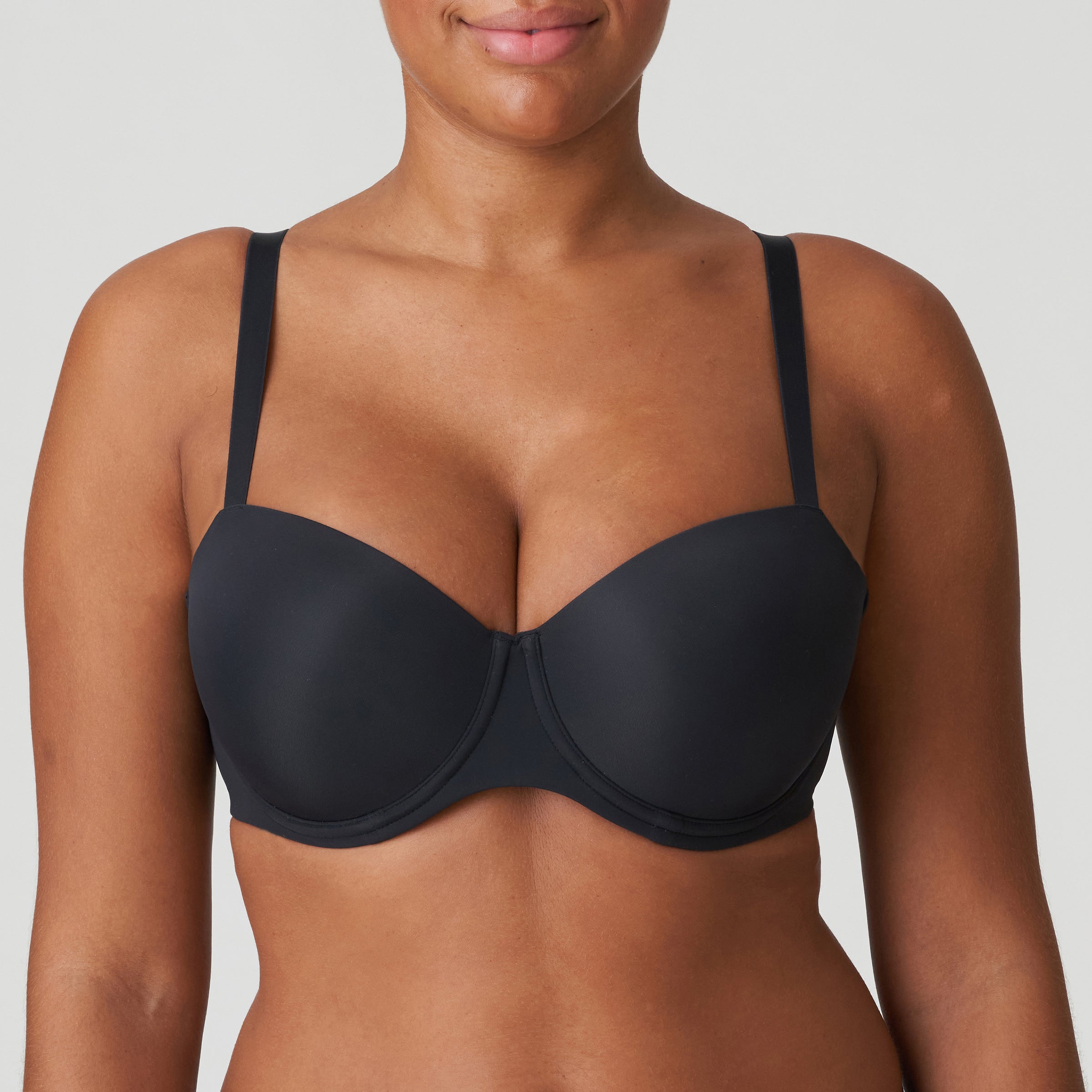 Prima Donna "Figuras" Charcoal Padded Balcony Bra