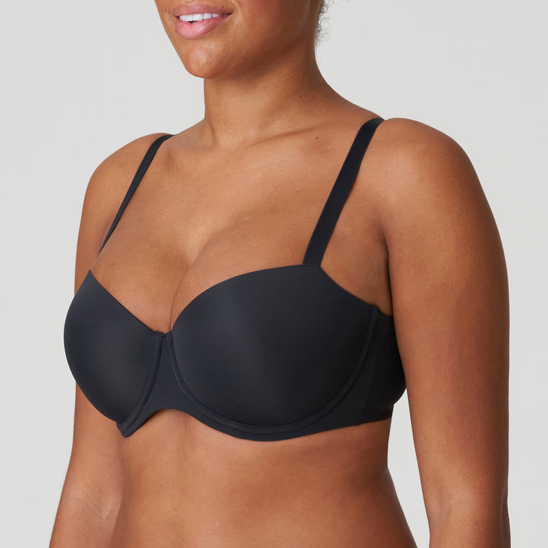 Prima Donna "Figuras" Charcoal Padded Balcony Bra