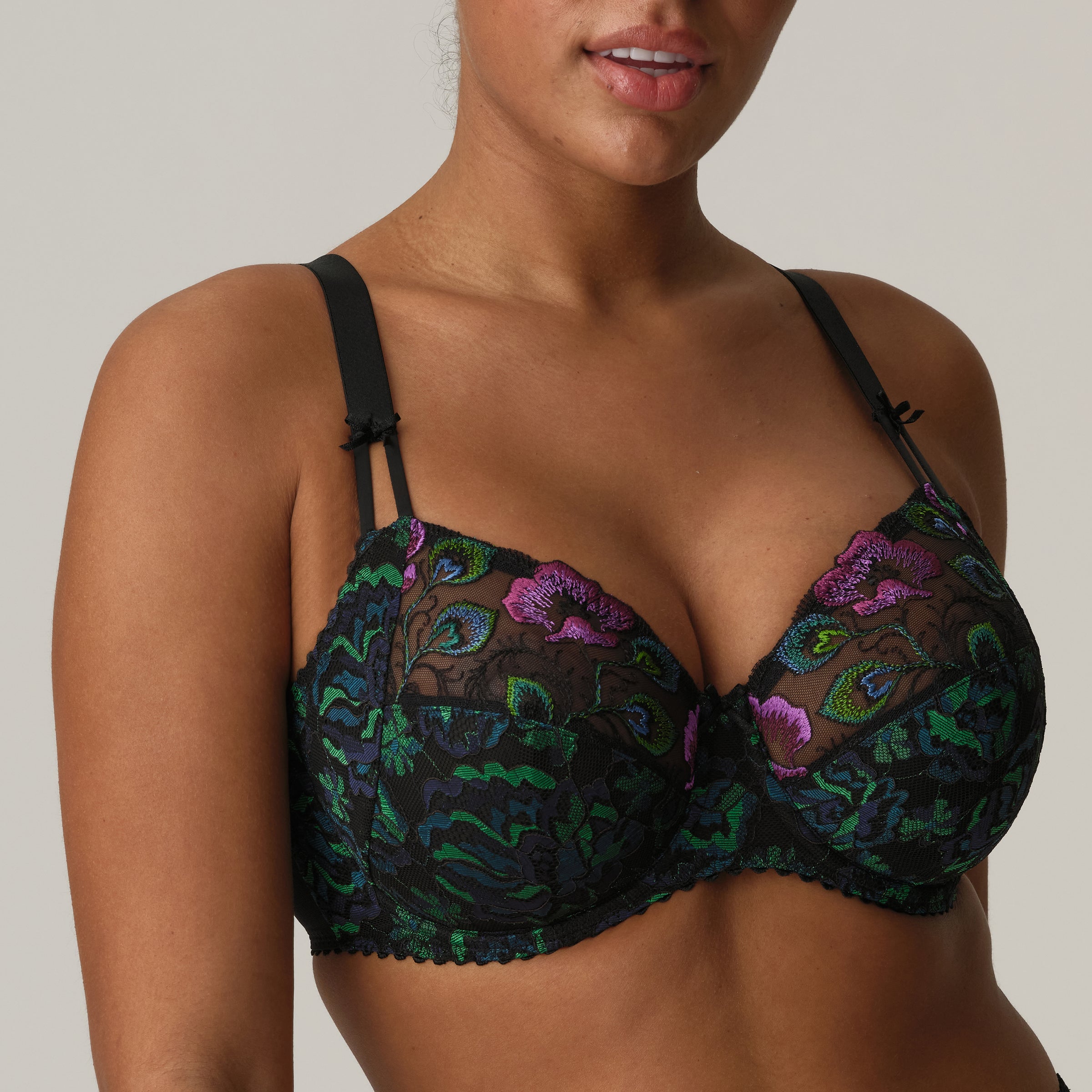 Prima Donna "San Angel" Peacock Feather UW Full Cup Bra (E-I)