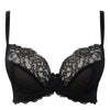 Panache "Ana" Black UW Plunge Bra (D-J)