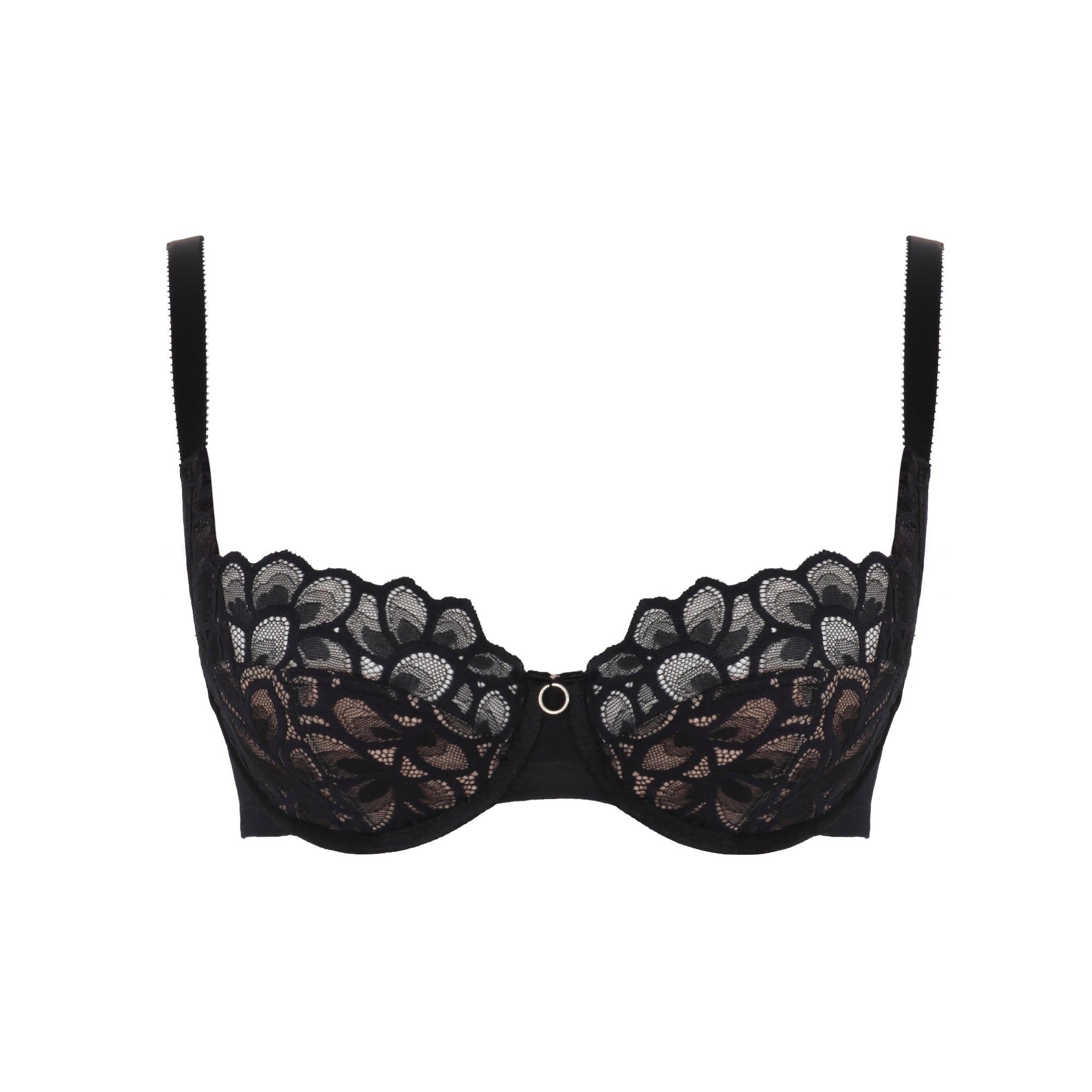 Panache "Allure" Black UW Balcony Bra (D-H)