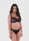 Fantasie "Portia" Black UW Balconette Bra (D-G)